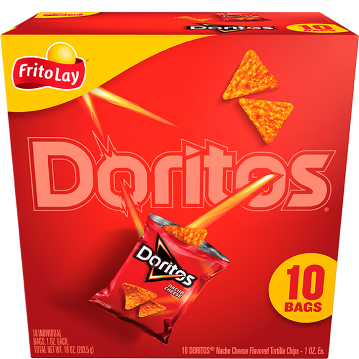 DORITOS® Nacho Cheese Flavored Tortilla Chips 10 Multi-Pack