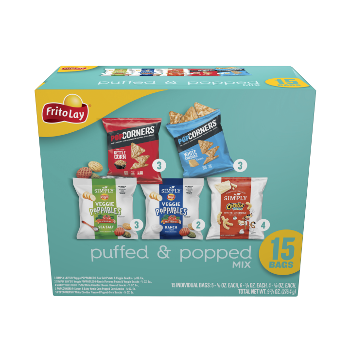 FRITO-LAY® Puffed & Popped Mix 15 Variety Pack | Variety Packs